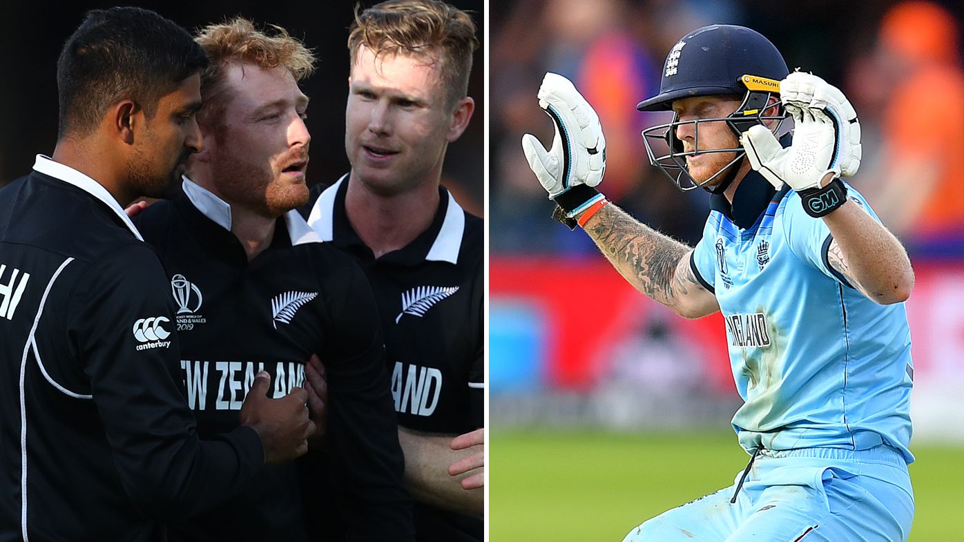 Martin Guptill (left) and Ben Stokes played key roles in the 2019 World Cup Final.