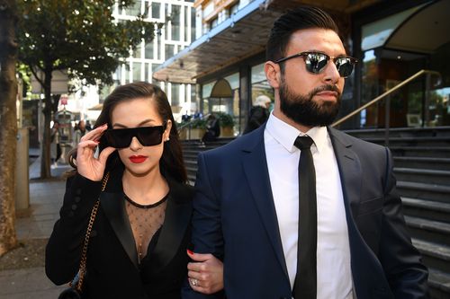 Fatima Mehajer leaves court after narrowly avoiding jail. Picture: AAP