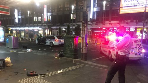Witnesses said at least five people were involved in the brawl. (9NEWS/Christine Ahern)