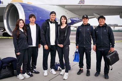 Shohei Ohtani and Mamiko Tanaka