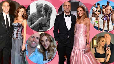 Bec Judd Chris Judd relationship in Photos. Graphic: Polly Hanning.