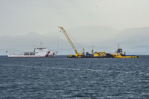 Italian Coast Guard's Luigi Dattilo patrol boat
