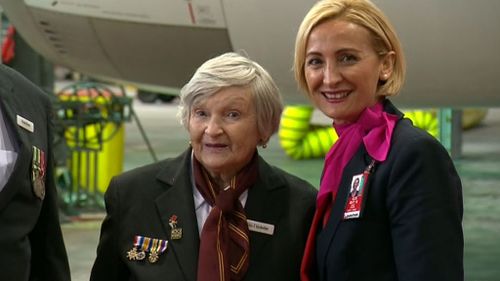 Widows honoured before Gallipoli flight