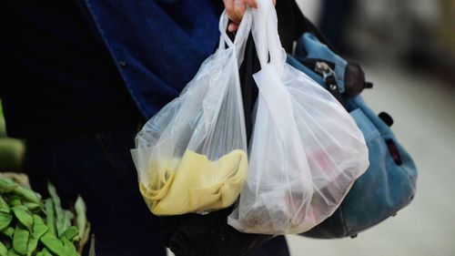 The plastic bag is nearly extinct in Australia. Picture: AAP