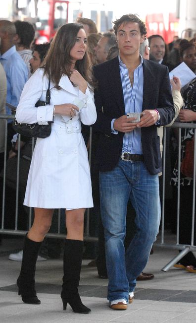 Kate Middleton and James Middleton at the Concert For Diana At Wembley Stadium In London, 2007