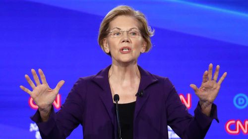 Many candidates took aim at Elizabeth Warren.
