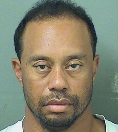 A mugshot of Tiger Woods. (Jupiter PD)
