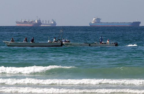 O Estreito de Ormuz.