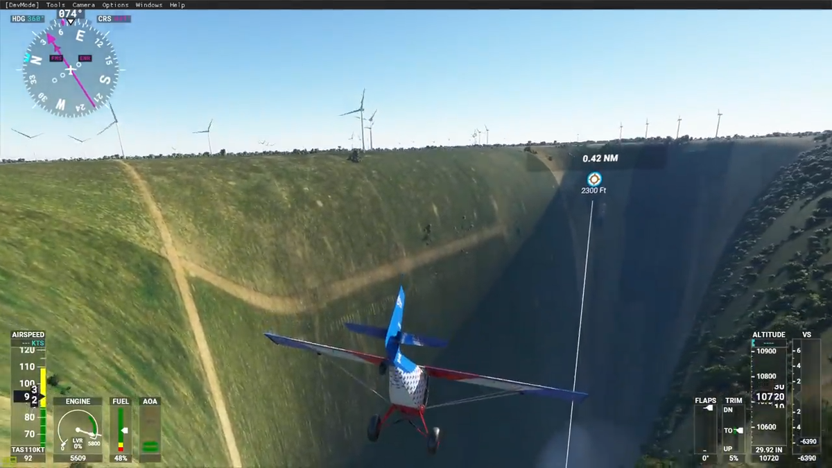 The biggest surprise of Microsoft Flight Simulator: it makes Bing