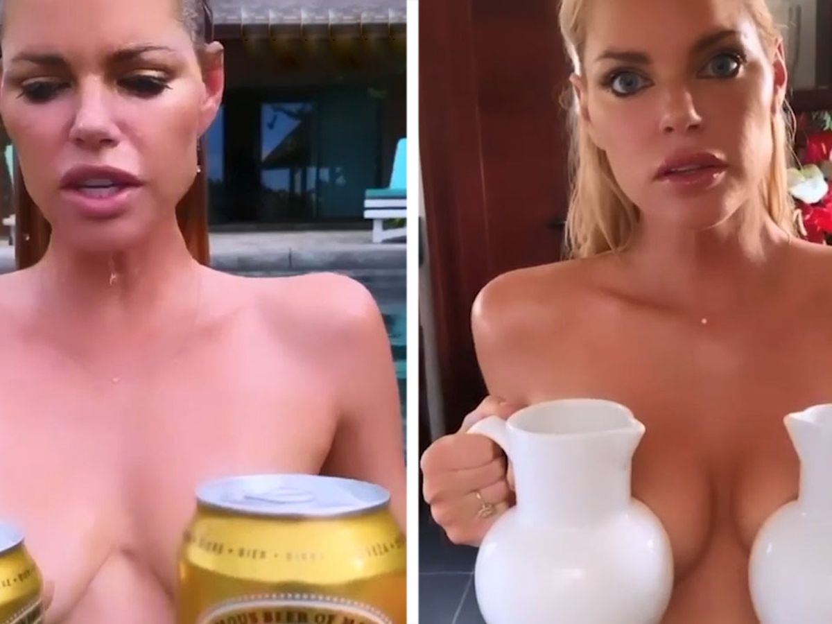 Sophie Monk goes nude on holiday in Mauritius