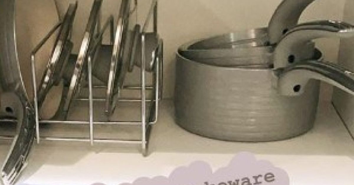 Kitchen organisation Mrs Hinch shares tip for storing saucepans and lids
