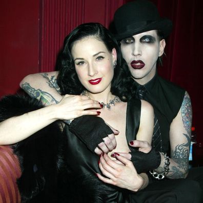 Dita Von Teese, responds, abuse allegations, ex-husband Marilyn Manson