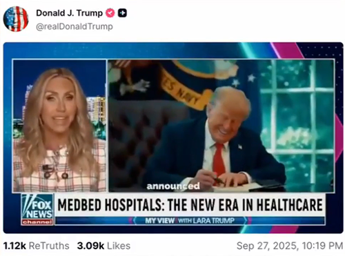 The AI-generated clip was made to look like a Fox News segment.