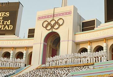 Which nation led the boycott of the 1984 Olympic Games?