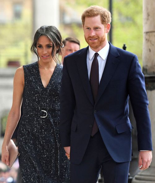 Meghan Markle and Prince Harry at the Stephen Lawrence memorial. 