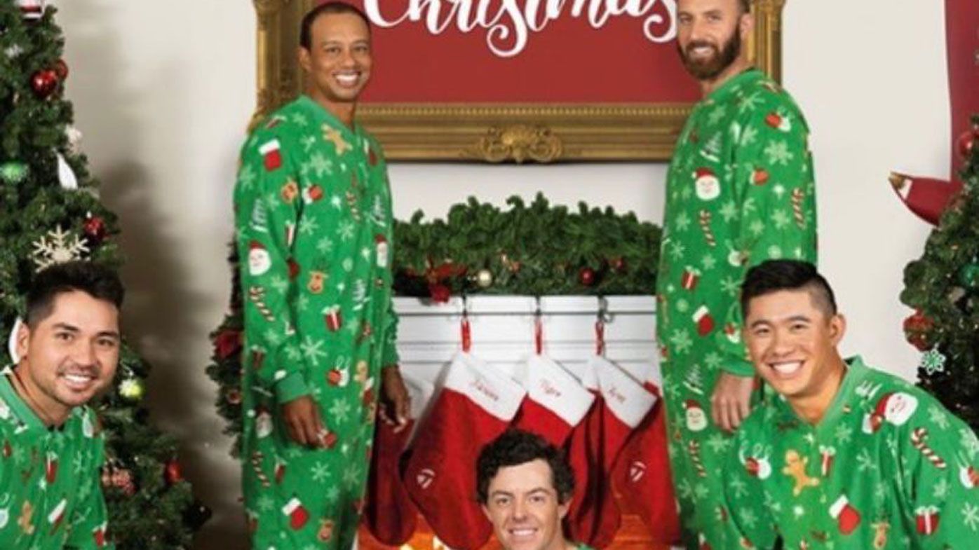 Tiger Woods features in bizarre and brilliant Christmas card for Taylor Made