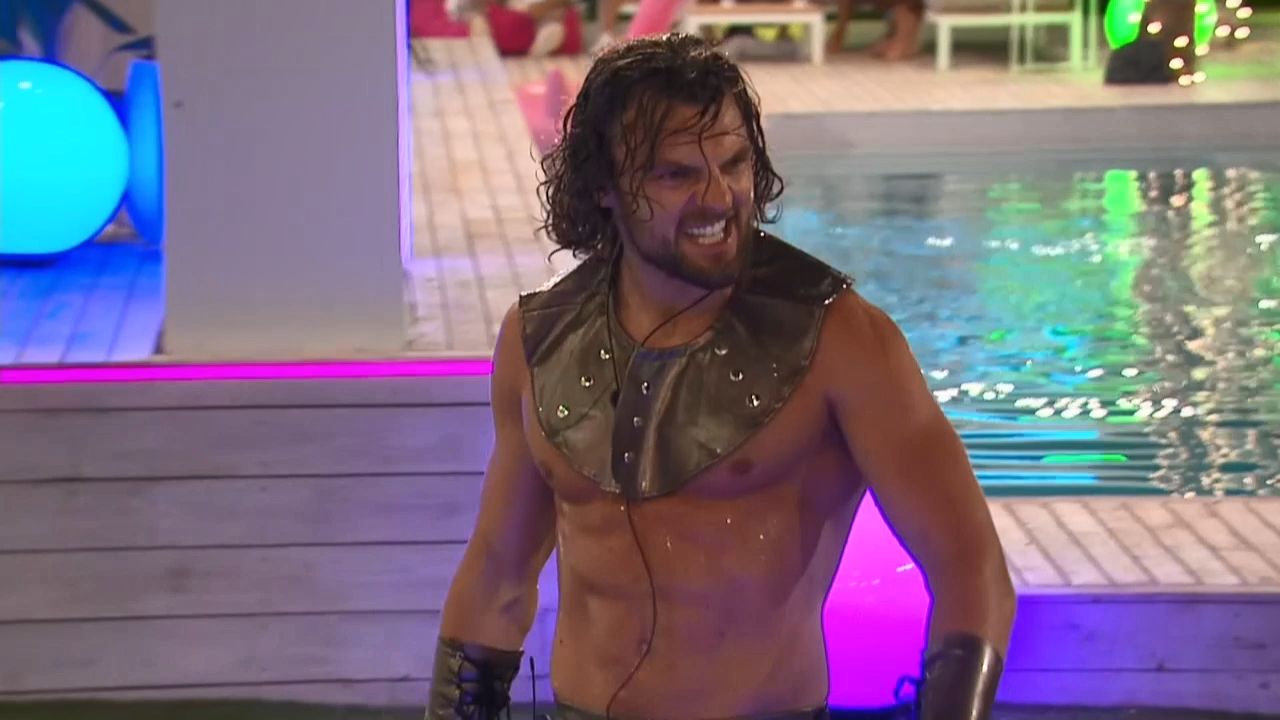 Boys embrace sexy role play in strip tease game: Love Island Australia  Season 2, Short Video