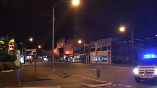 News Brisbane businesses shops destroyed fire emergency Coorparoo Queensland Australia