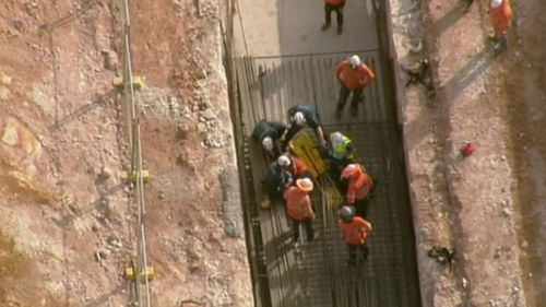 Man pulled from trench after fall at Mango Hill building site