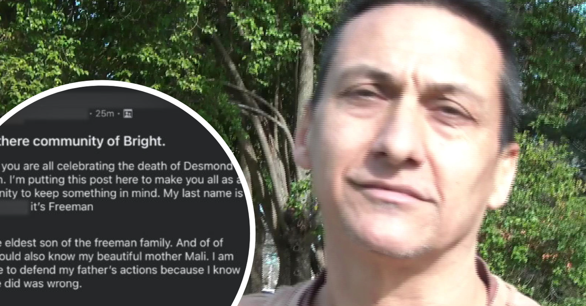 'That's still my father': Cop killer's son slams 'disgusting' comments