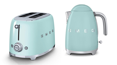 Smeg retro 50s style toaster and kettle