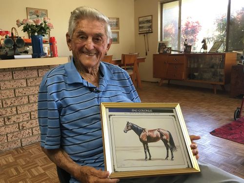 Harry McLoud remembers his Melbourne Cup-winning ride fondly. (9NEWS)