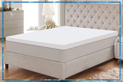 9PR: DreamZ 7cm Memory Foam Bed Mattress Topper Polyester Underlay Cover King Single