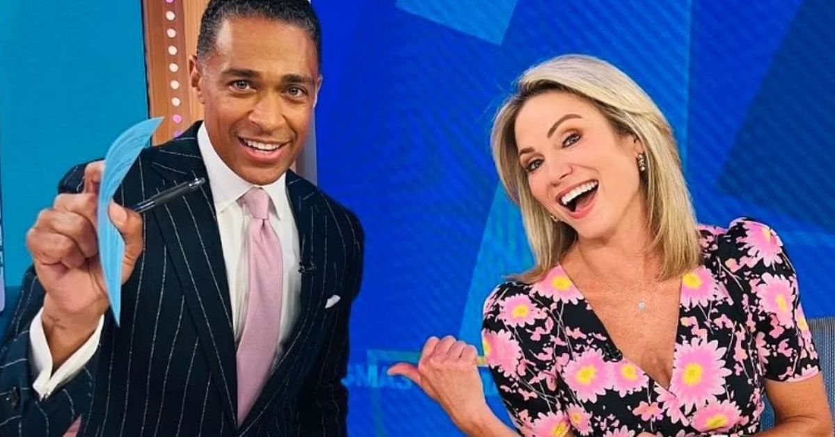 Married 'Good Morning America' Anchors Amy Robach and T.J. Holmes Spotted  Getting Cozy