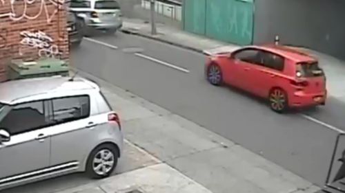 Police continue to search for the distinct car. (9NEWS)