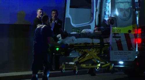 The teenager was with his brother and a friend in the carpark of a Balmain Woolworths when the incident occurred. Picture: 9NEWS.