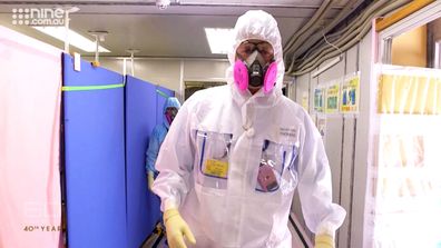 60 Minutes were the first Australian television crew granted access inside doomed Fukushima reactor 3
