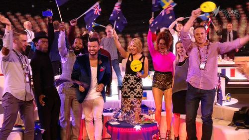 Guy Sebastian was applauded at Eurovision. (SBS)