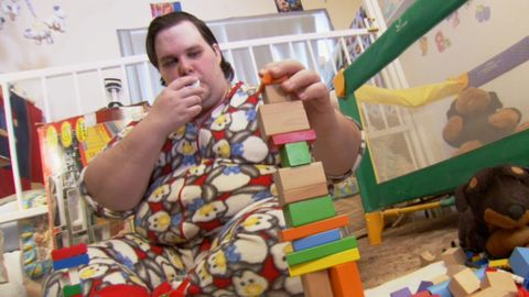 Stan My Crazy Obsession: Meet Stanley the 31-year-old man who lives as an  adult baby – and even sleeps in a crib 