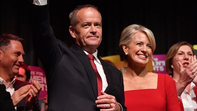 Bill Shorten and Chloe Shorten 