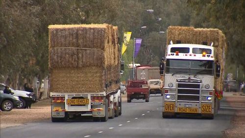 Truck drivers will be able to transport more hay to drought-stricken farmers across New South Wales.