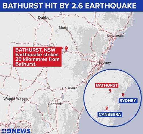 The earthquake struck about 5.39pm. (9NEWS)