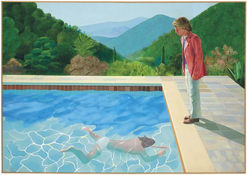 Hockney painting smashes record price for living artist