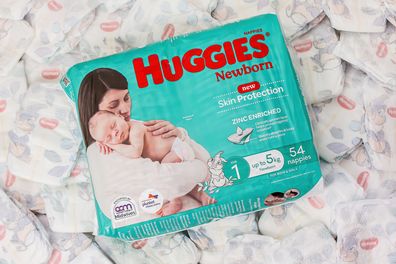 huggies newborn nappies zinc