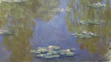 Waterlilies by Claude Monet. (AAP Image/National Gallery of Victoria)
