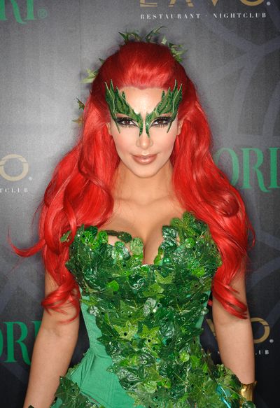 Kim Kardashian does Poison Ivy.