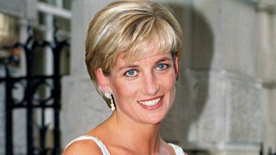 Princess Diana attends a gala in London