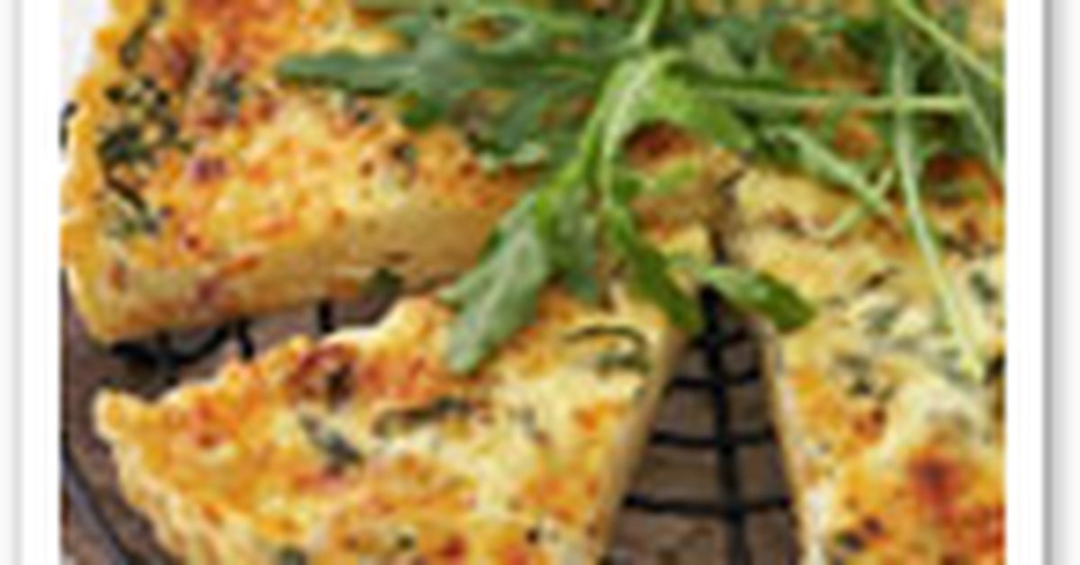 Corn and bacon quiche - 9Kitchen