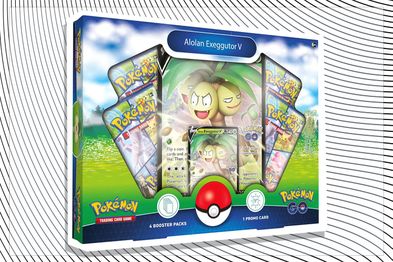 Pokemon Alolan Exeggutor V TCG Pokemon GO Collection Card Game