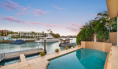 Waterfront property in Australia on the market.