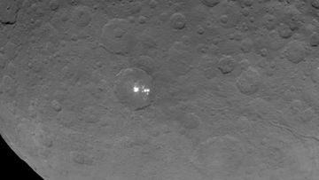 Space probe takes first close-up images of mysterious lights on Ceres
