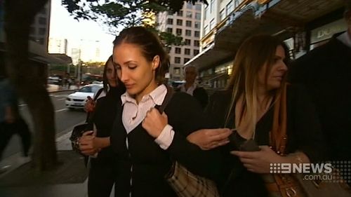 Rachelle Louise outside court. (9NEWS)