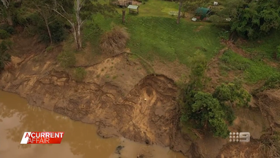 The riverbank falls under the coastal erosion zone, with the state government responsible for the first 50 metres of it.