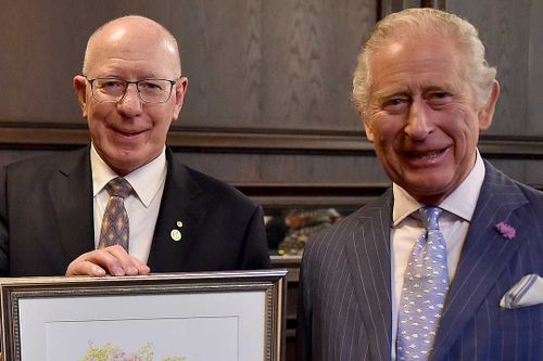 David Hurley and King Charles III.