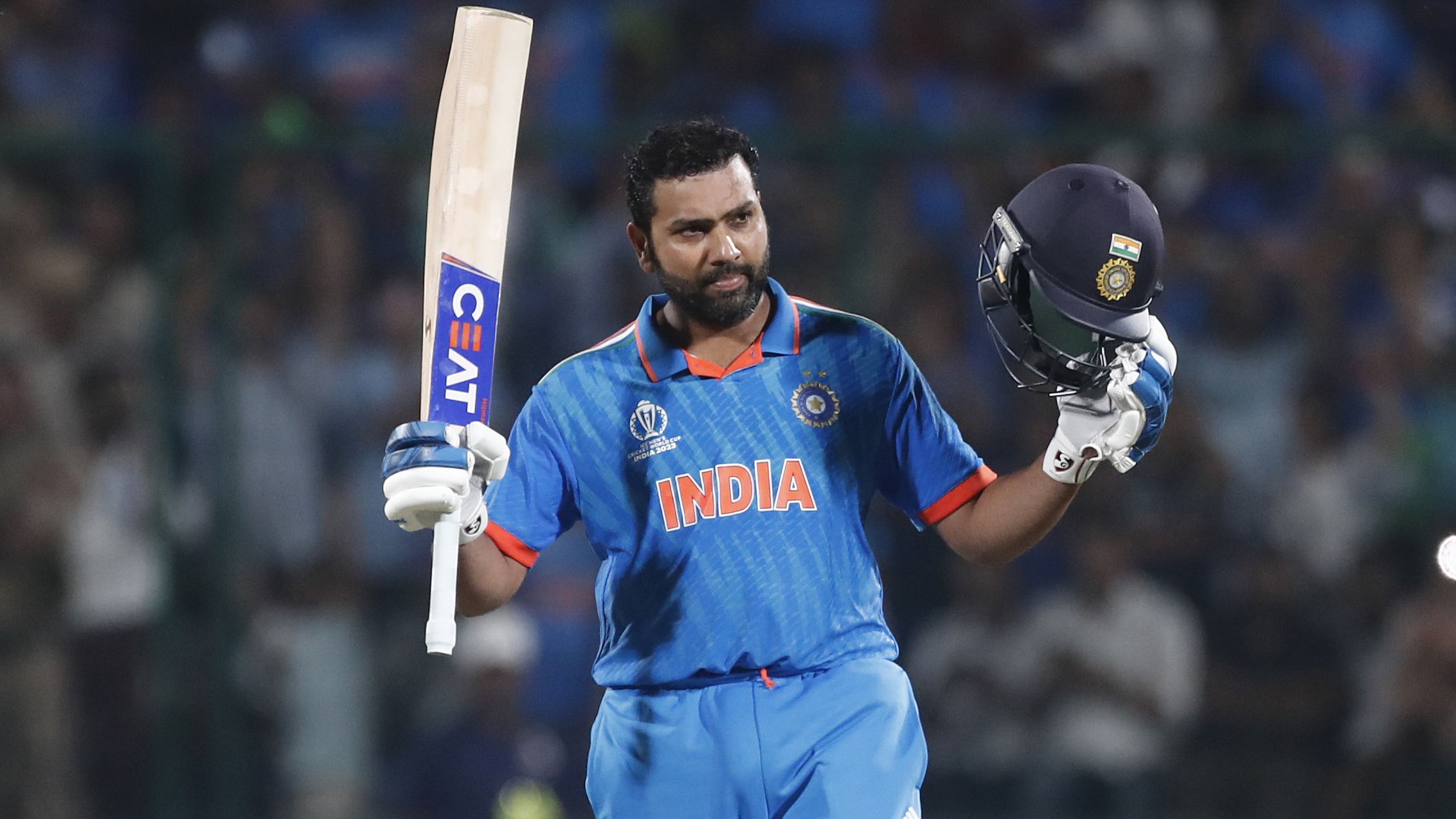 'Plethora of records' smashed as Rohit Sharma powers India to big World Cup win