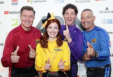 The Wiggles at red carpet event (Getty)